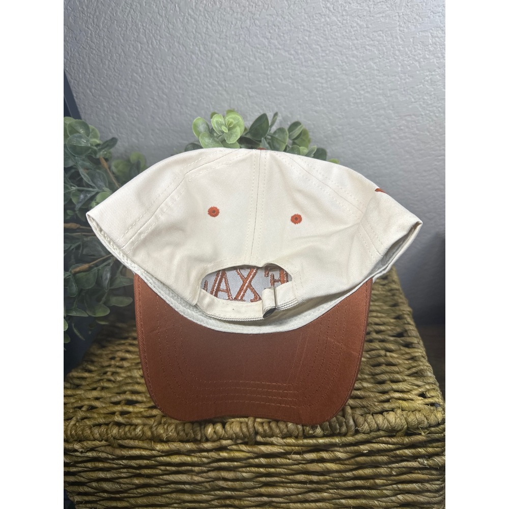 Texas State Map Embroidered Baseball Cap Tan White Trucker Style - Picture 3 of 3